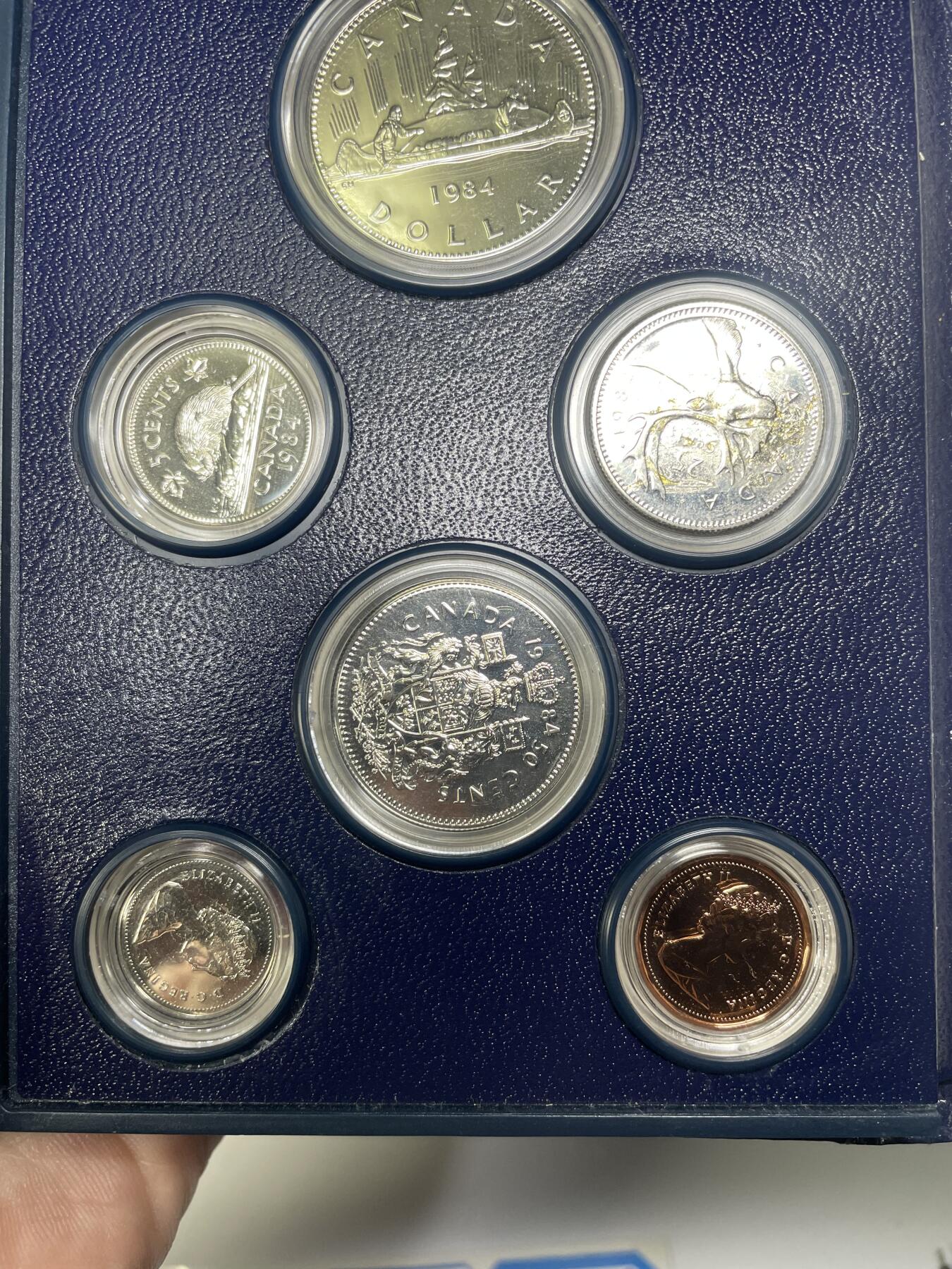 2024年集古藏今外币拍卖第七期-第7场—（总第67拍）为庆祝粉丝即将破百，精选小部分拍品 1984年加拿大套币一盒