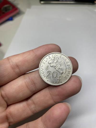 2024年集古藏今外币拍卖第七期-第6场—（总第66拍） - 1972年法属新喀里多尼亚20法郎