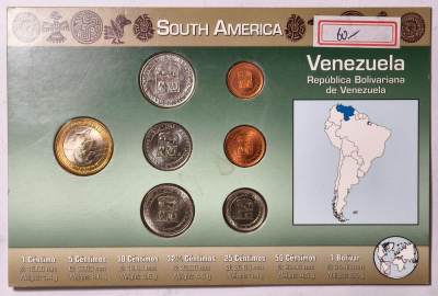 紫瑗钱币——第372期拍卖 - 委内瑞拉 2009年 1分—1强势玻利瓦尔 7枚全套  UNC
