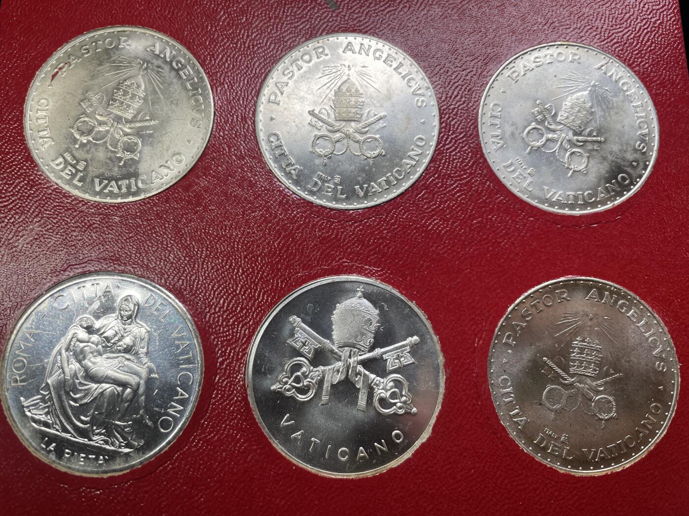 2024年集古藏今外币拍卖第七期-第7场—（总第67拍）为庆祝粉丝即将破百，精选小部分拍品 1986年梵蒂冈12位教皇纪念章，直径35mm