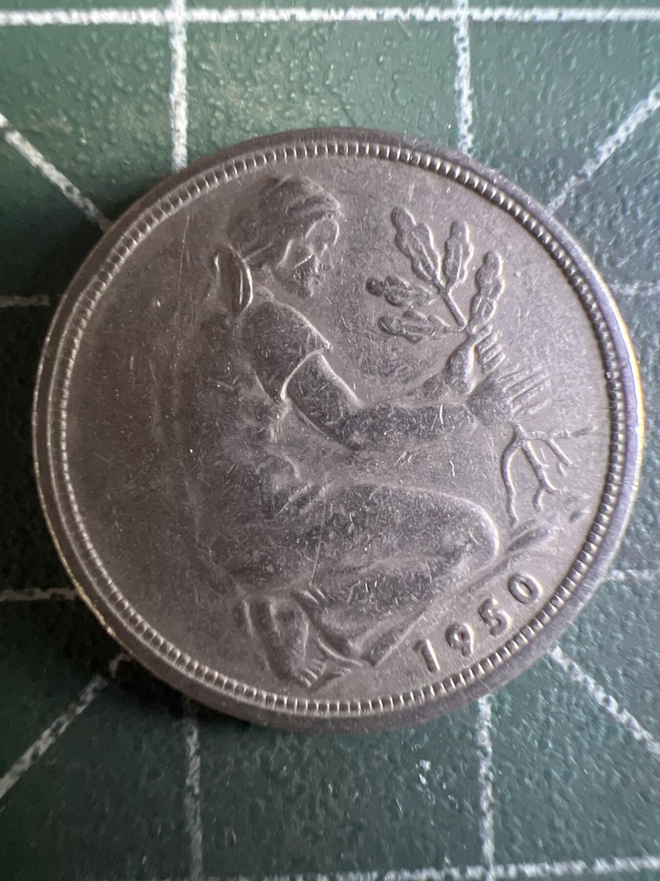 第626期 硬币专场 （无押金，捡漏，全场50包邮，偏远地区除外，接收代拍业务） 德国50分 D