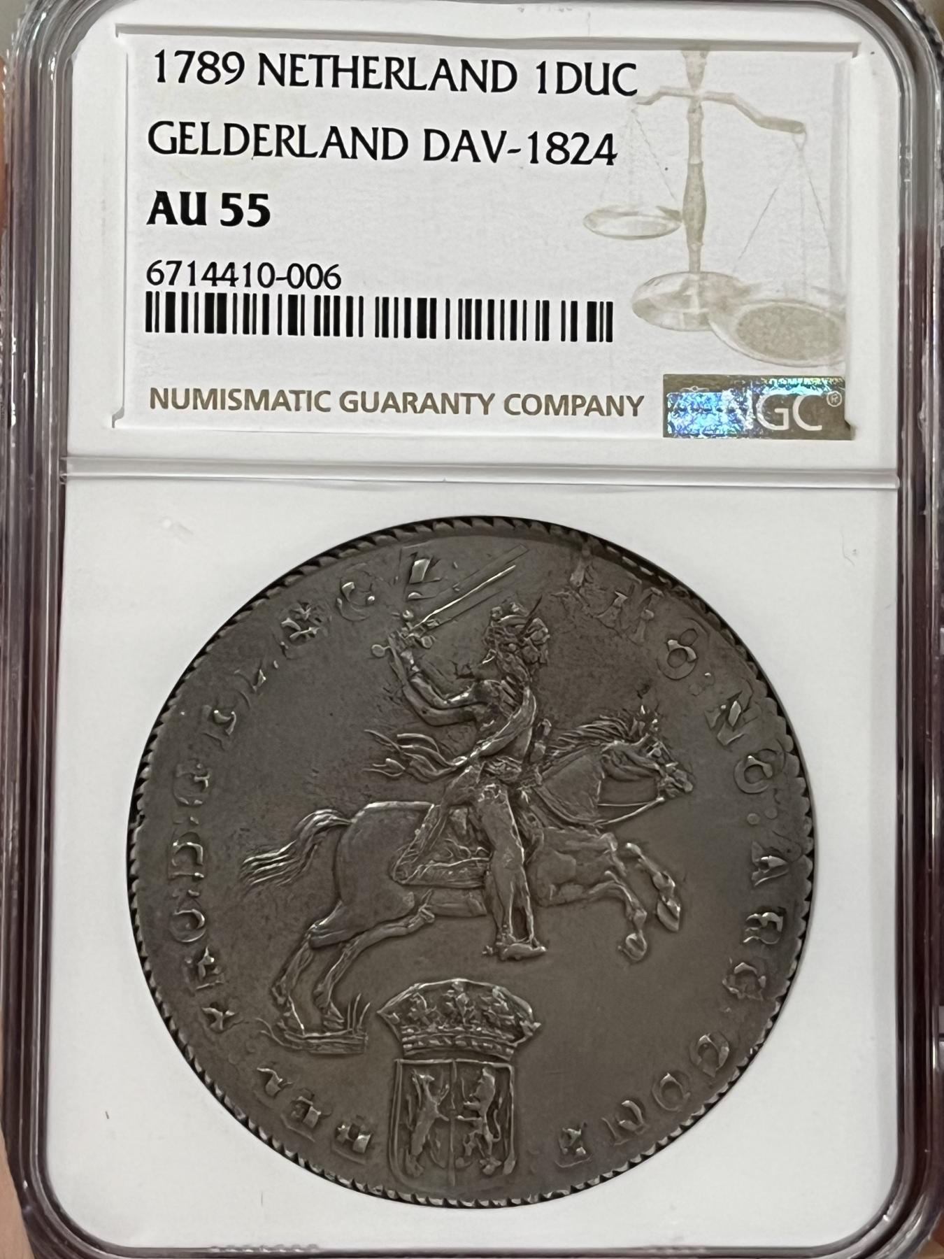 NGC-AU55 1789荷兰格尔兰德大马剑唯一冠军特年