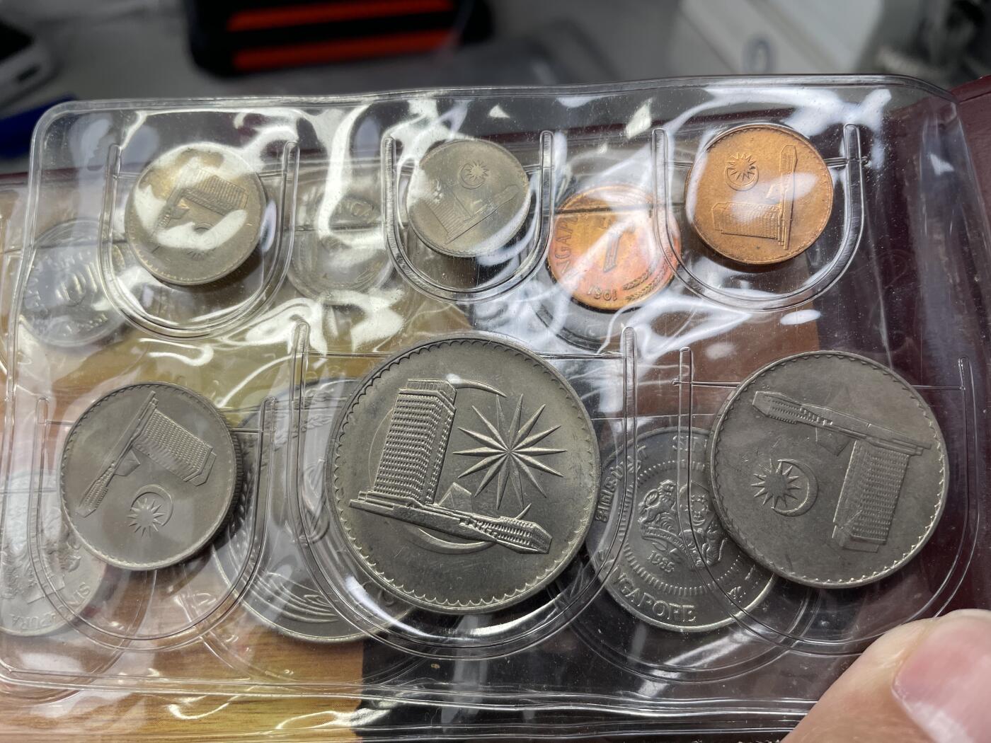 2024年集古藏今外币拍卖第七期-第7场—（总第67拍）为庆祝粉丝即将破百，精选小部分拍品 新加坡、马来西亚套币一本