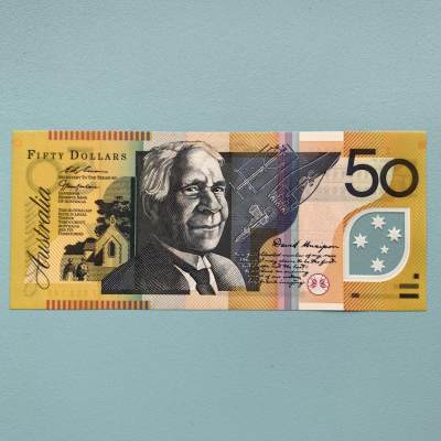 【DeJaVu】2024龙年第7场纸币拍卖 - 1997年澳大利亚50元纸币 全新UNC 塑料钞票 外国 外币