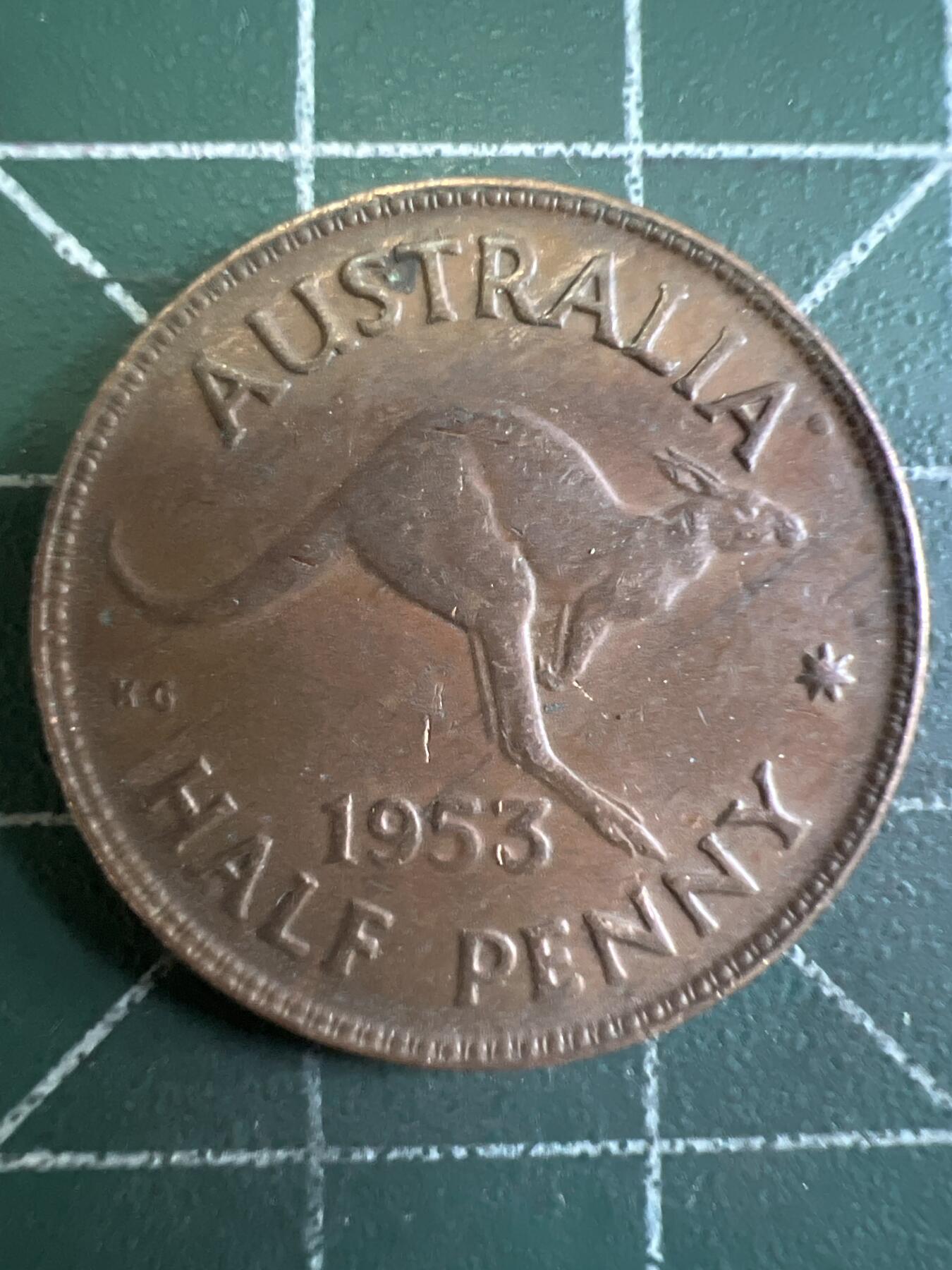 第626期 硬币专场 （无押金，捡漏，全场50包邮，偏远地区除外，接收代拍业务） 澳大利亚半便士