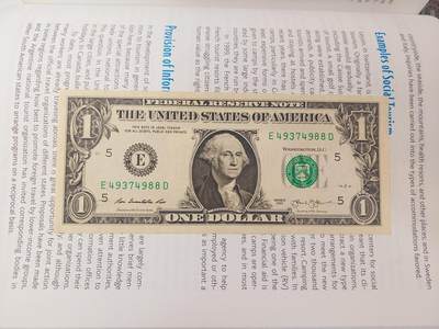 外钞拍卖 - 1美元