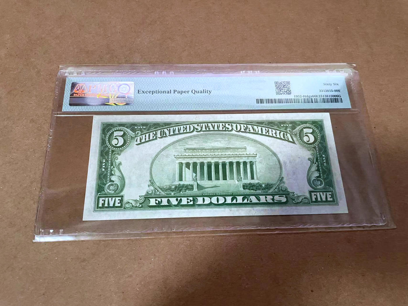 【Blue Auction】✨世界纸币精拍第480期【精】 【无47 圣路易斯版8区 亚军分】美国 1928B 5美金 PMG66EPQ 林肯