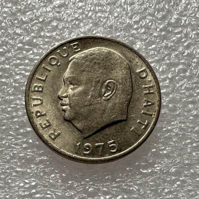 🌹外币初藏🌹🐯第27场 每周二四六晚8点 - 海地1975年五分