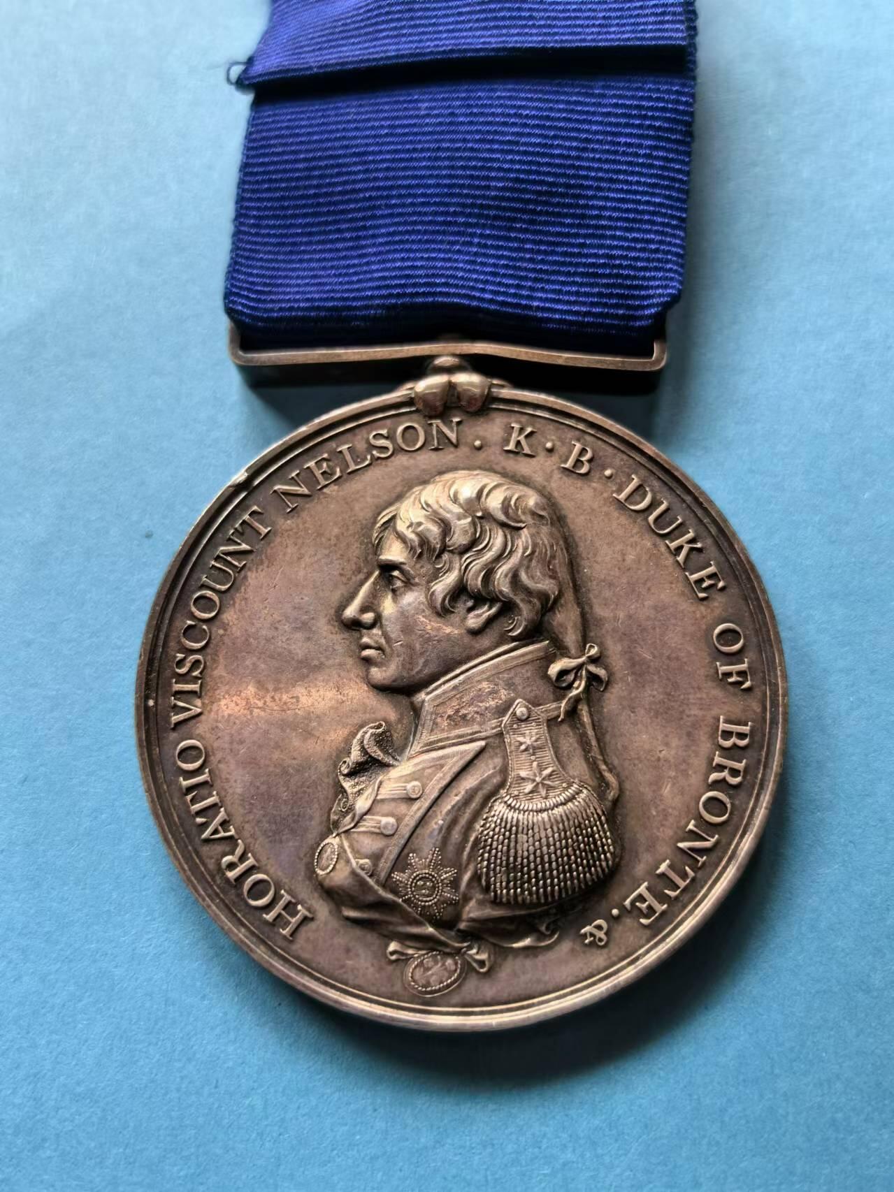 永远的海军上将  英国银章，1805年特拉法尔加海战。