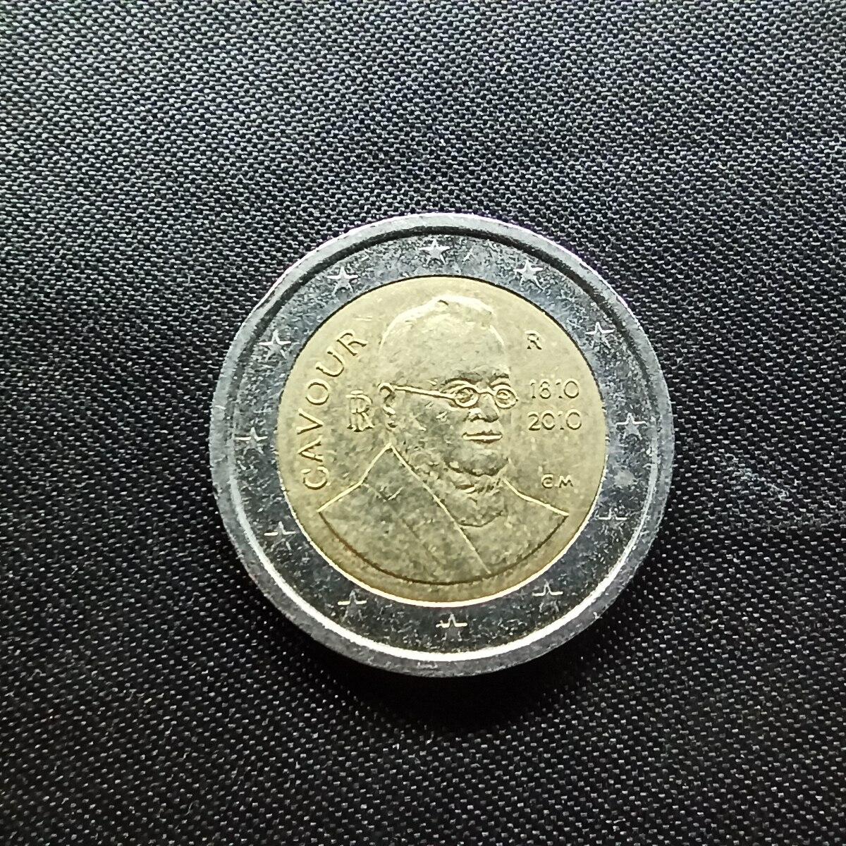 邮泉阁限时拍卖第七场 欧元硬币专场 意大利2010年2欧元纪念币