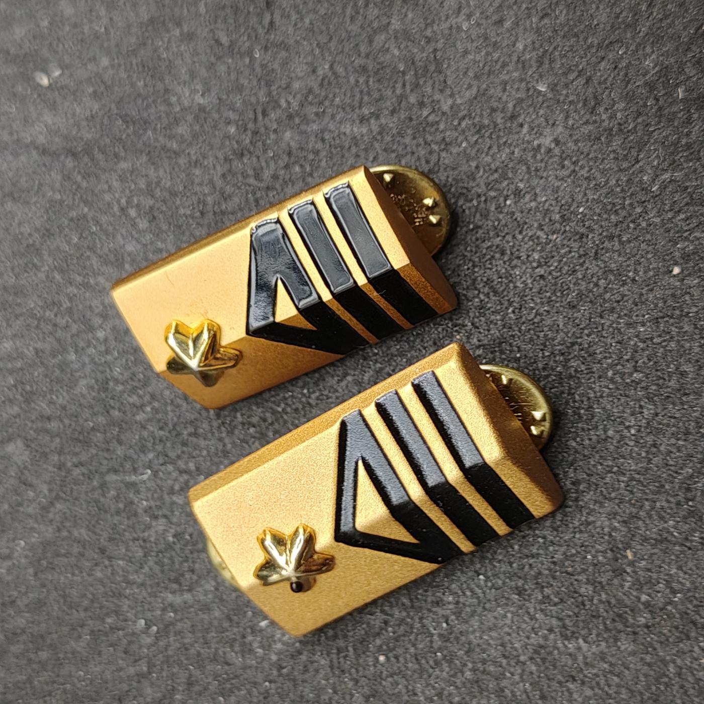 全场0元起拍 第159期 咸鱼国勋章拍卖专场 5月26日（周日）下午6：00开始 日本陆自下士官领章一对