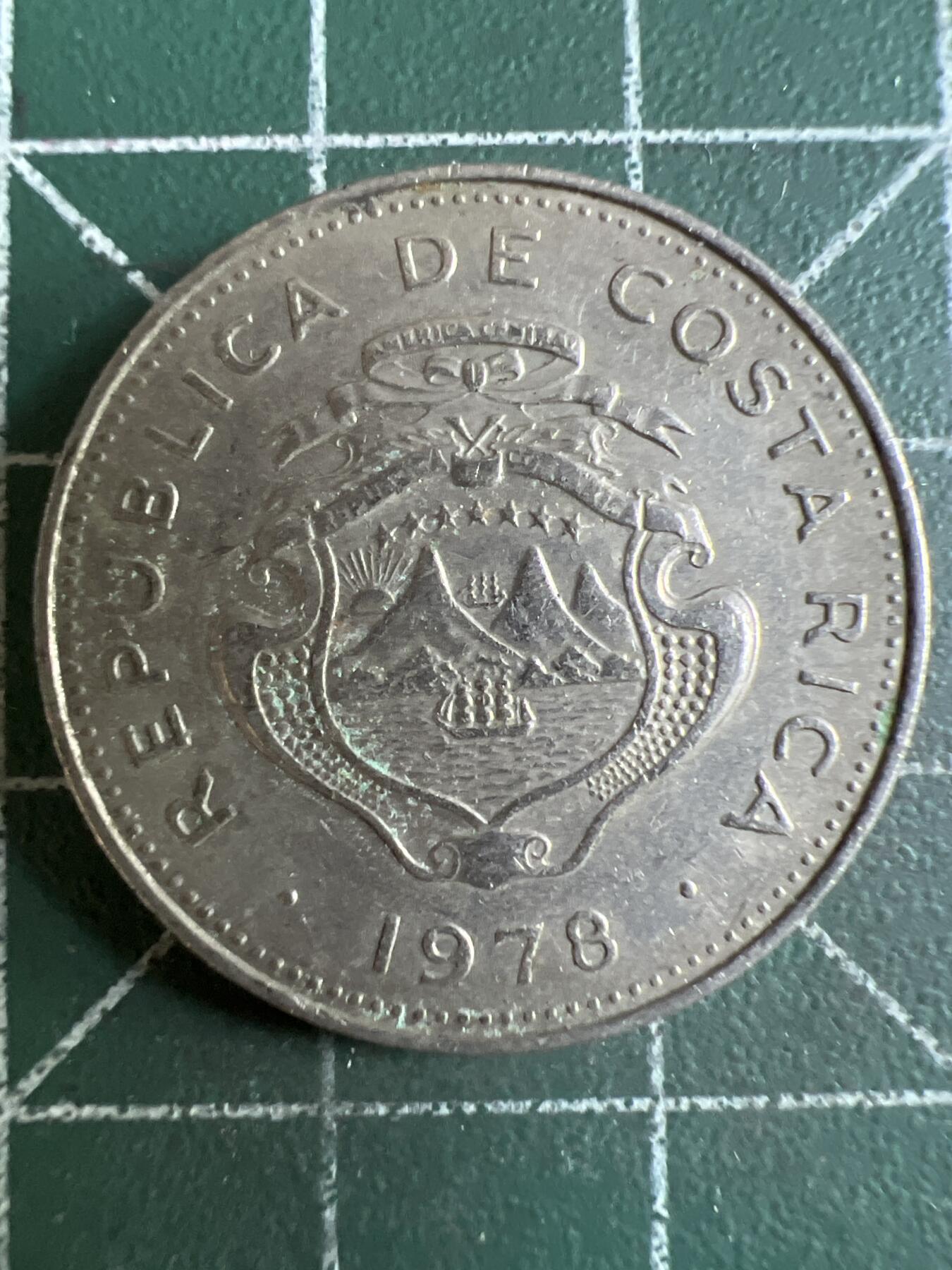 第667期 硬币专场 （无押金，捡漏，全场50包邮，偏远地区除外，接收代拍业务，本店十天发一次货） 哥斯达黎加50分 1978年