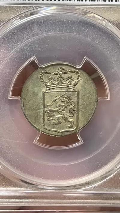 PCGS-MS63 1794荷属西印度2ST银币亚军一年版全深打老包浆