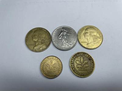 2024年集古藏今外币拍卖第七期-第8场—（总第68拍） - 法国德国5枚