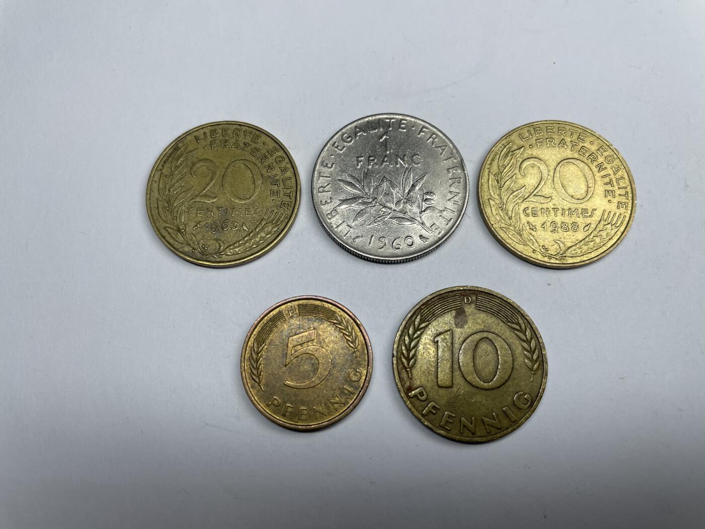 2024年集古藏今外币拍卖第七期-第8场—（总第68拍） 法国德国5枚