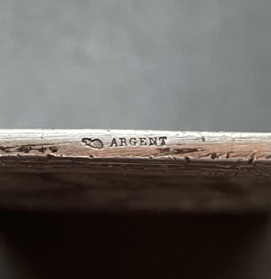 「木头集藏」章牌专场-第41期 D.Dupuis～法国 “LE NID” 巢 银章  尺寸：66 × 37 mm，57.5 g  边铭：丰饶角 ARGENT
