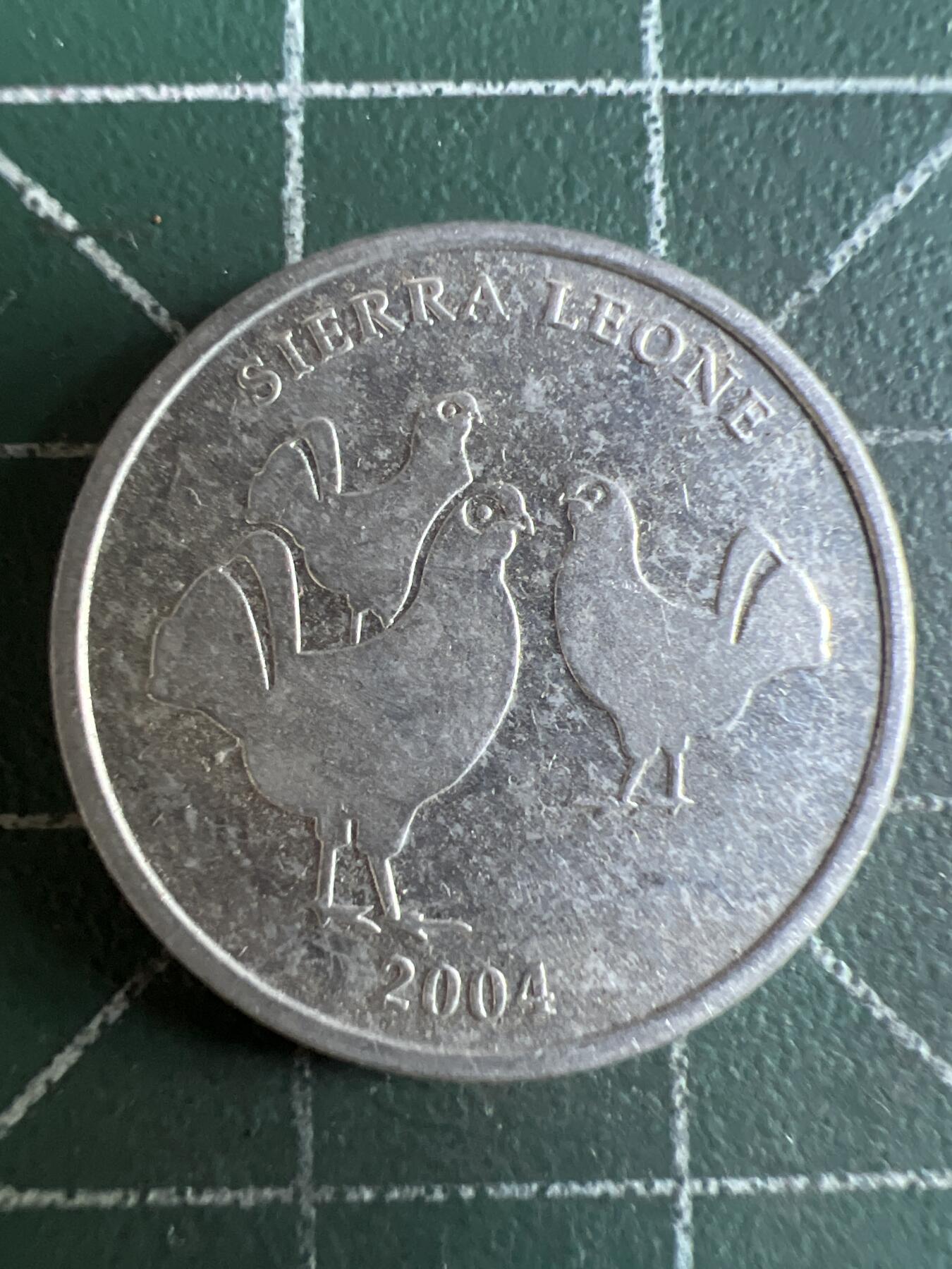 第610期 硬币专场 （无押金，捡漏，全场50包邮，偏远地区除外，接收代拍业务） 塞拉利昂5利昂
