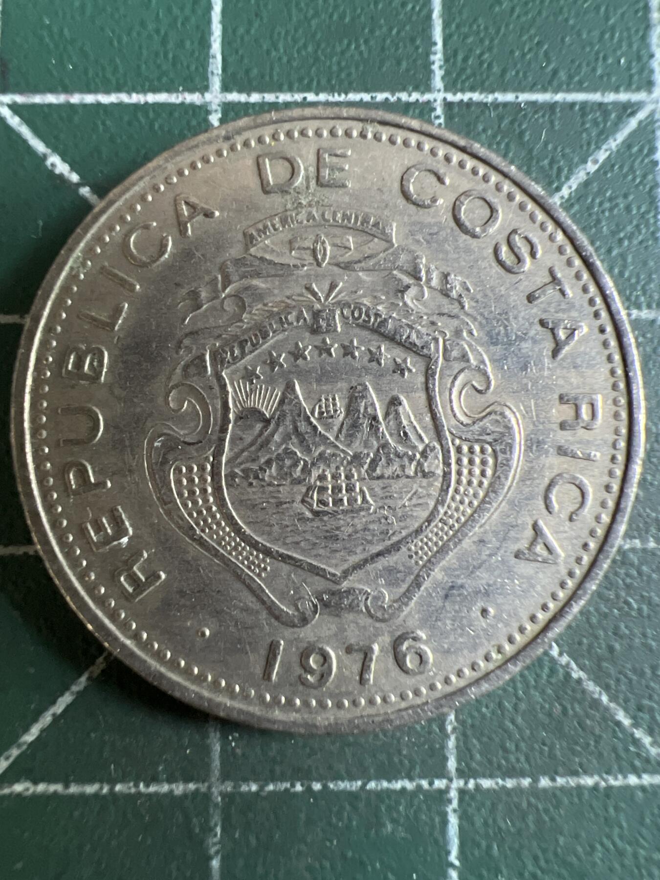 第610期 硬币专场 （无押金，捡漏，全场50包邮，偏远地区除外，接收代拍业务） 哥斯达黎加50分 1976年