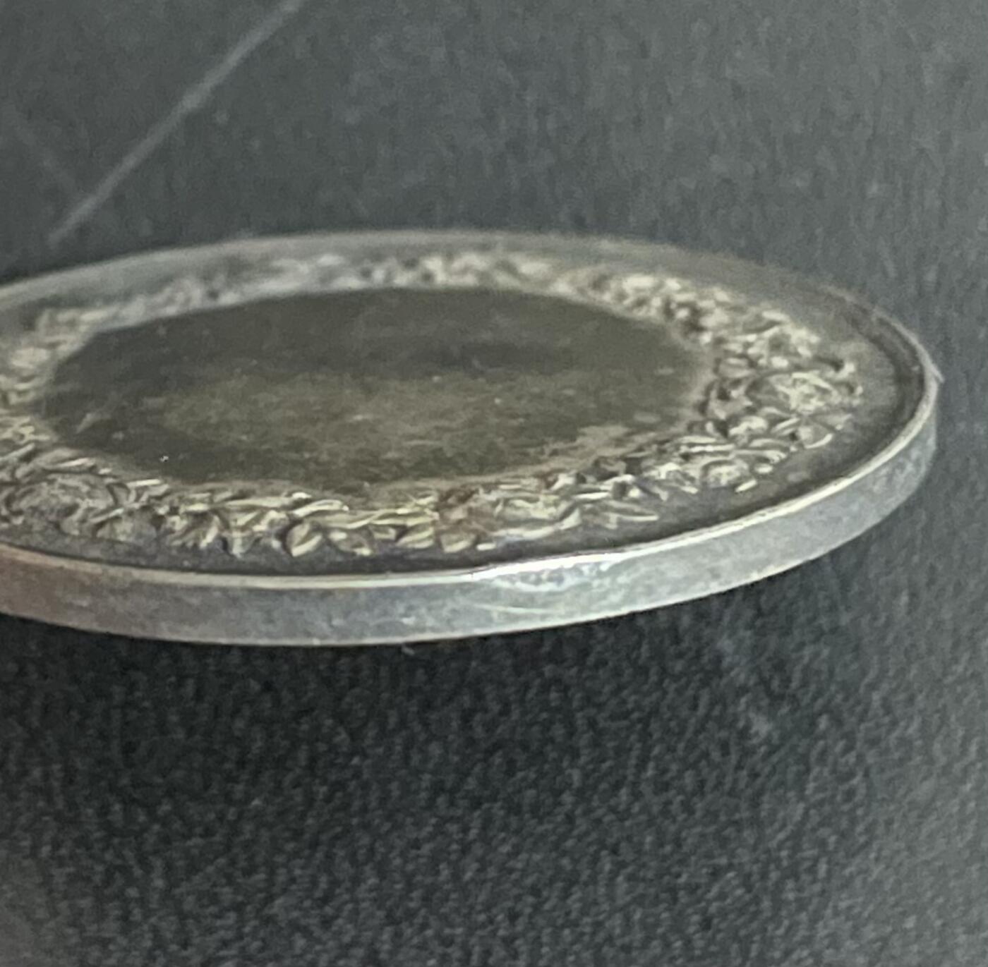 「木头集藏」章牌专场-第41期 法国婚礼银章  直径：34mm，15.6g，边铭：丰饶角 ARGENT