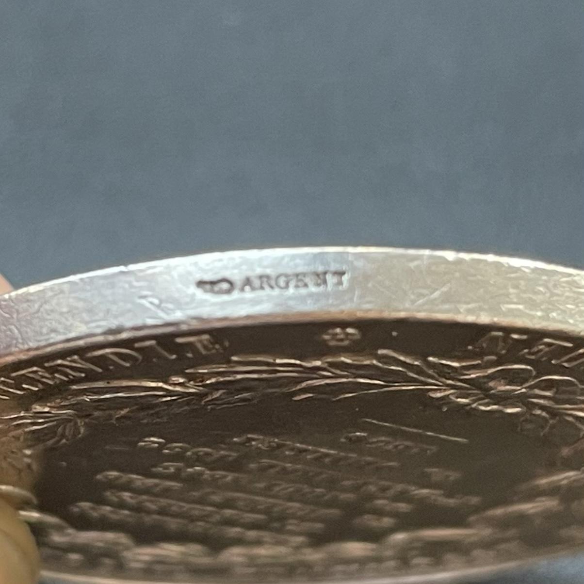 「木头集藏」章牌专场-第41期 法国鲁昂火灾保险银章  直径：41mm，37.2g，边铭：丰饶角 ARGENT