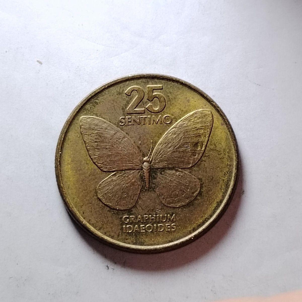 240523 菲律宾25分硬币 16mm 小蝴蝶版9213