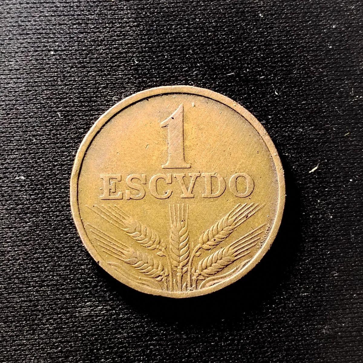 240522 1埃斯库多 葡萄牙1969年铜币26mm 保真按图发货C11