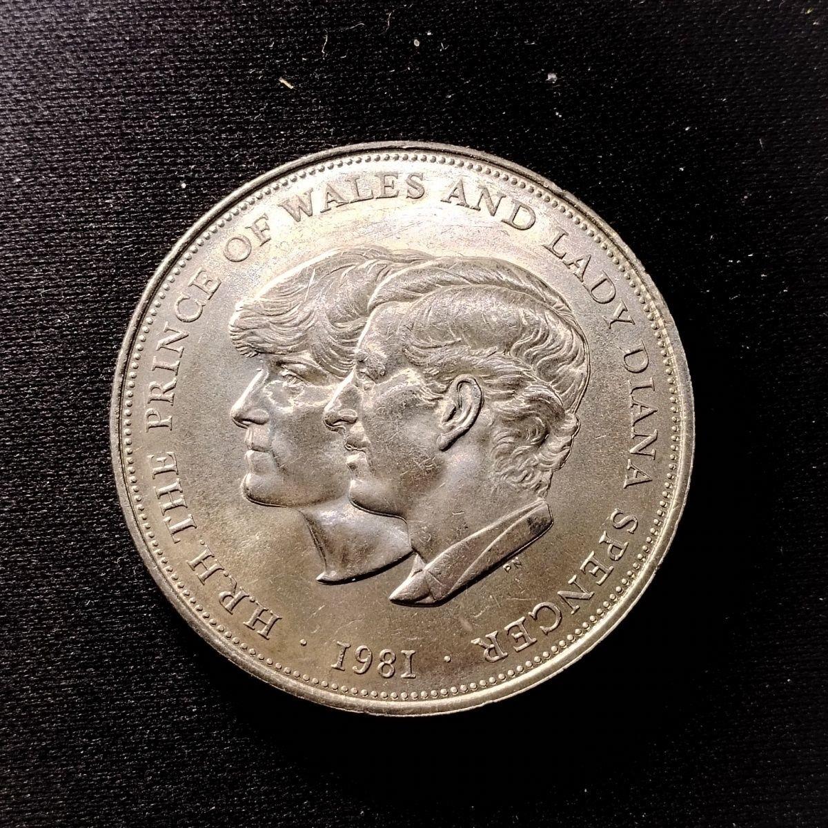 20240530 1克朗 英国大币 38mm 查尔斯和黛安娜公主C16