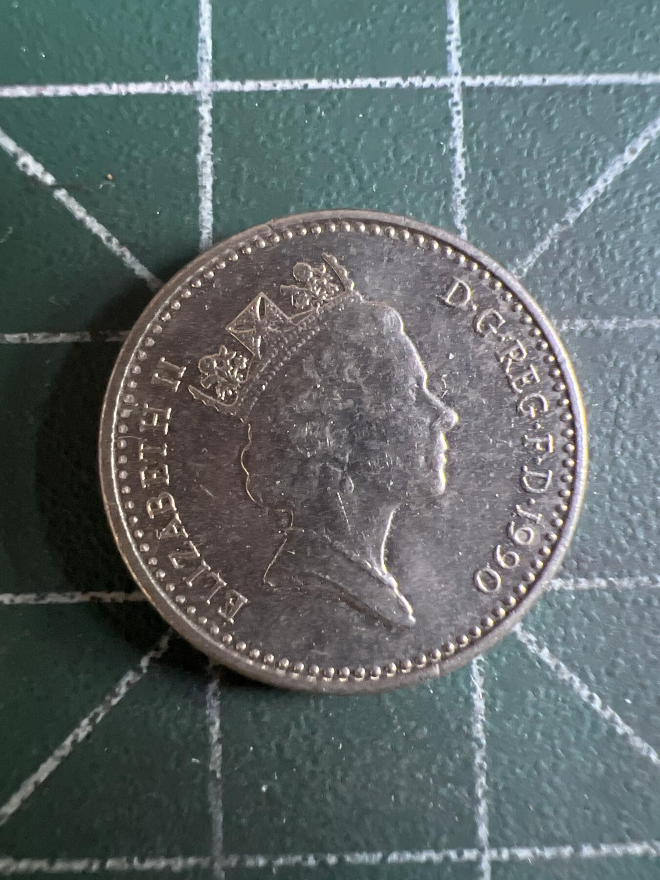 第610期 硬币专场 （无押金，捡漏，全场50包邮，偏远地区除外，接收代拍业务） 英国5便士