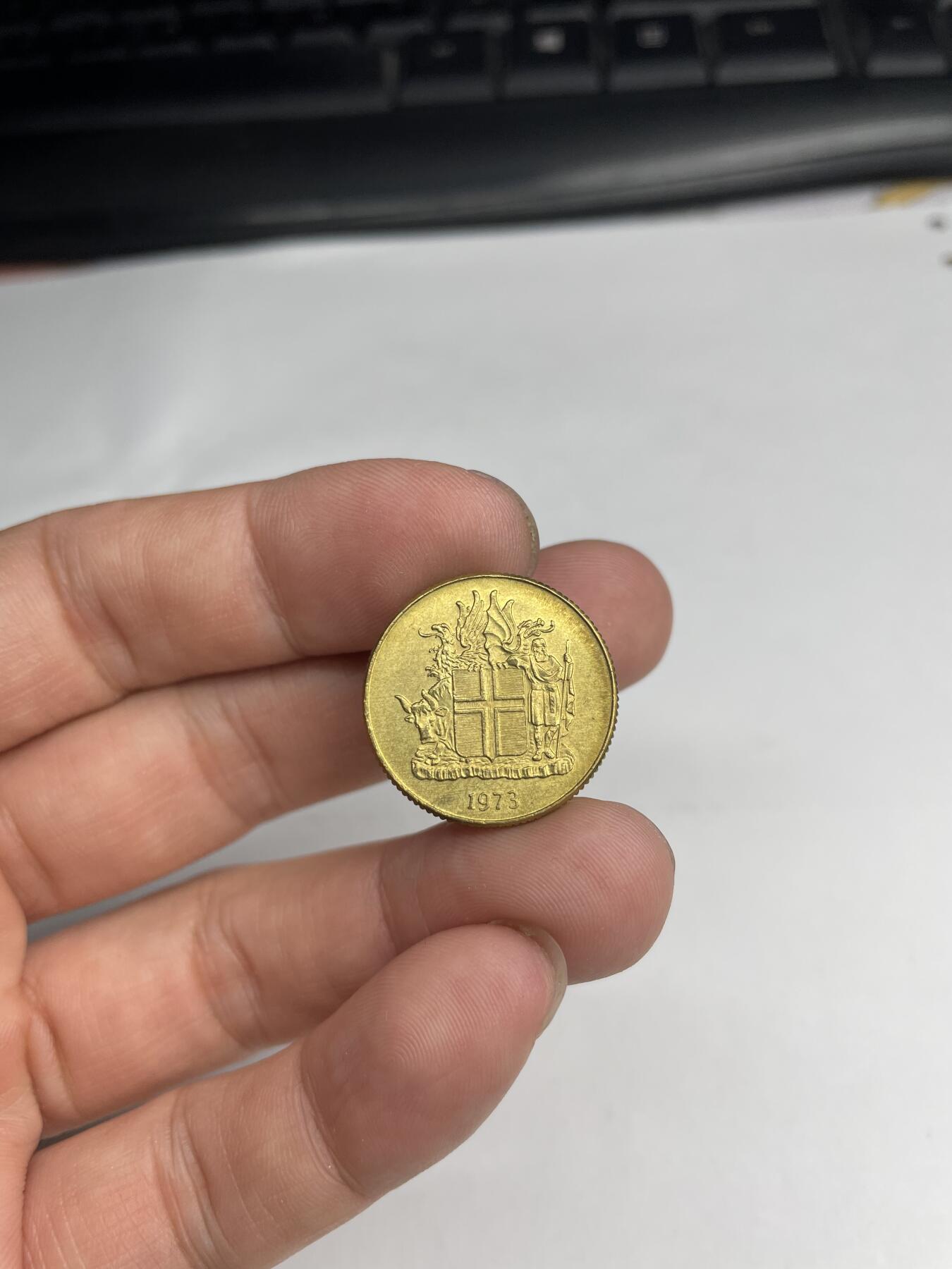 2024年集古藏今外币拍卖第七期-第8场—（总第68拍） 1973年冰岛1克朗