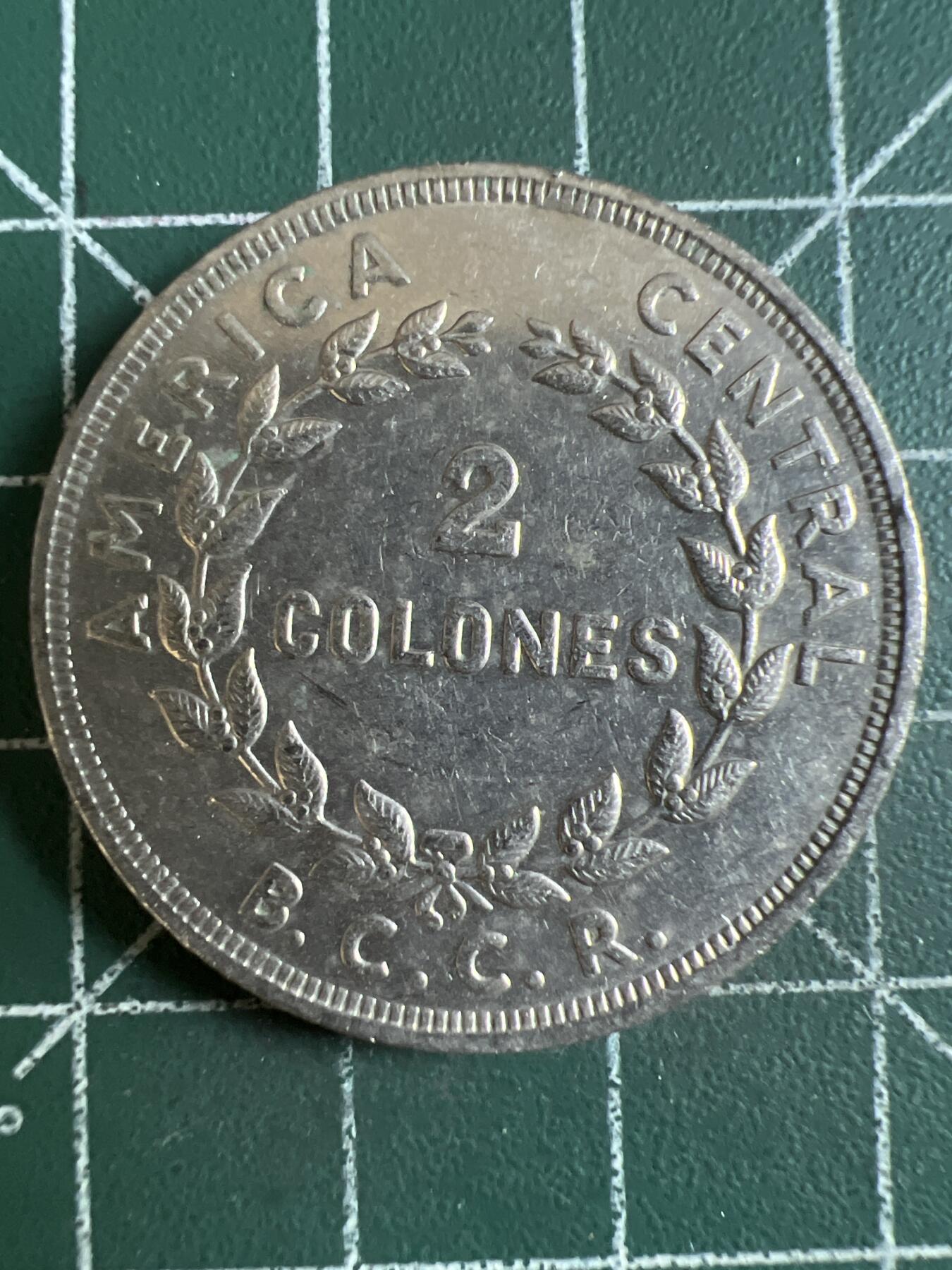 第610期 硬币专场 （无押金，捡漏，全场50包邮，偏远地区除外，接收代拍业务） 哥斯达黎加2克朗 1978年