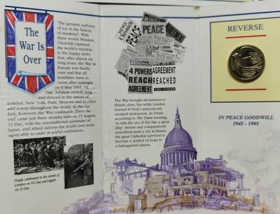 成斌钱币 2024-5-22钱币徽章专场 - 原卡册 英国2英镑纪念币