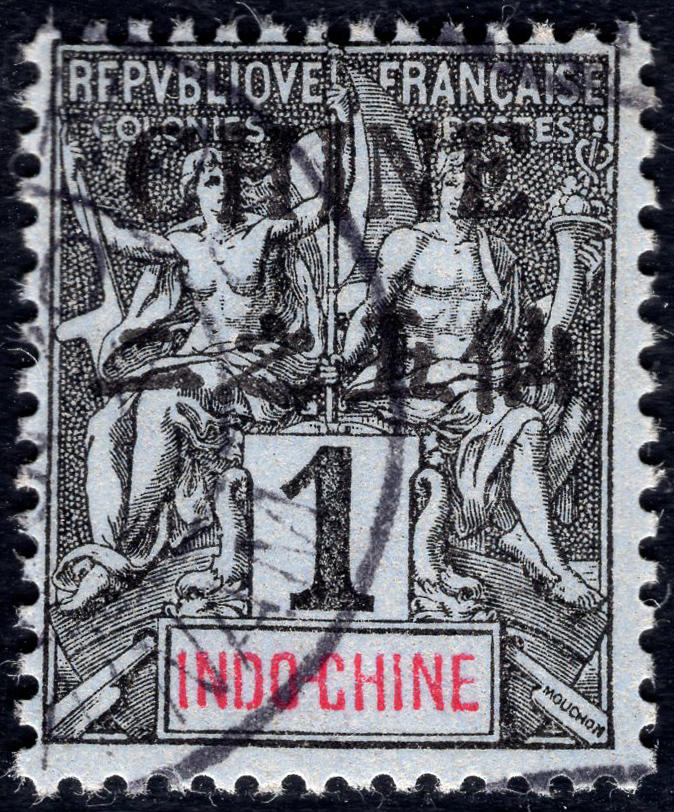 洪涛臻品批发群 精选邮票限时拍卖第六百四十九期  1902法国在华客邮 1分加盖