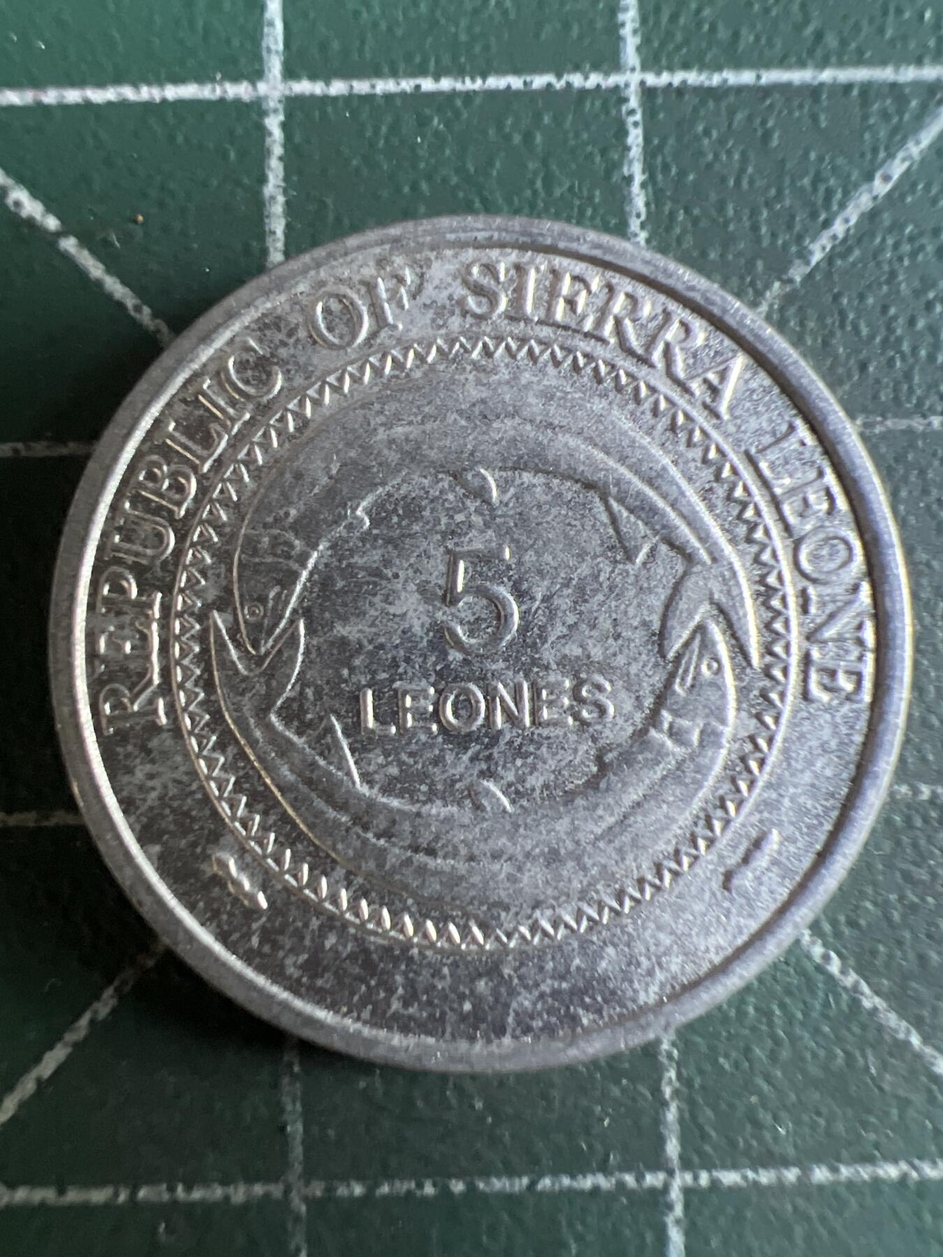 第610期 硬币专场 （无押金，捡漏，全场50包邮，偏远地区除外，接收代拍业务） 塞拉利昂5利昂