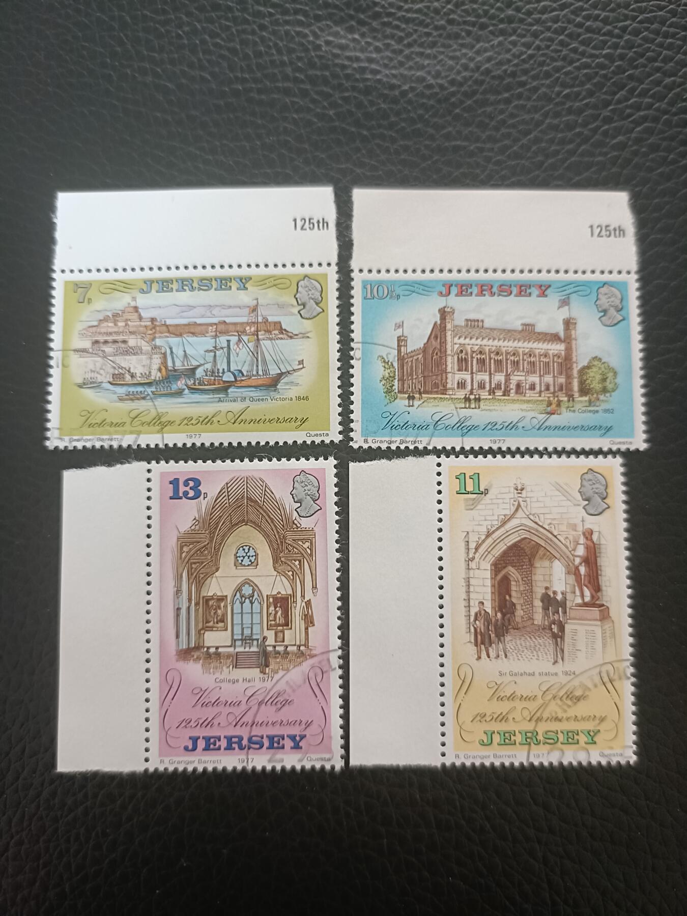 (26)英属泽西1977年维克多利亚大学百年4全