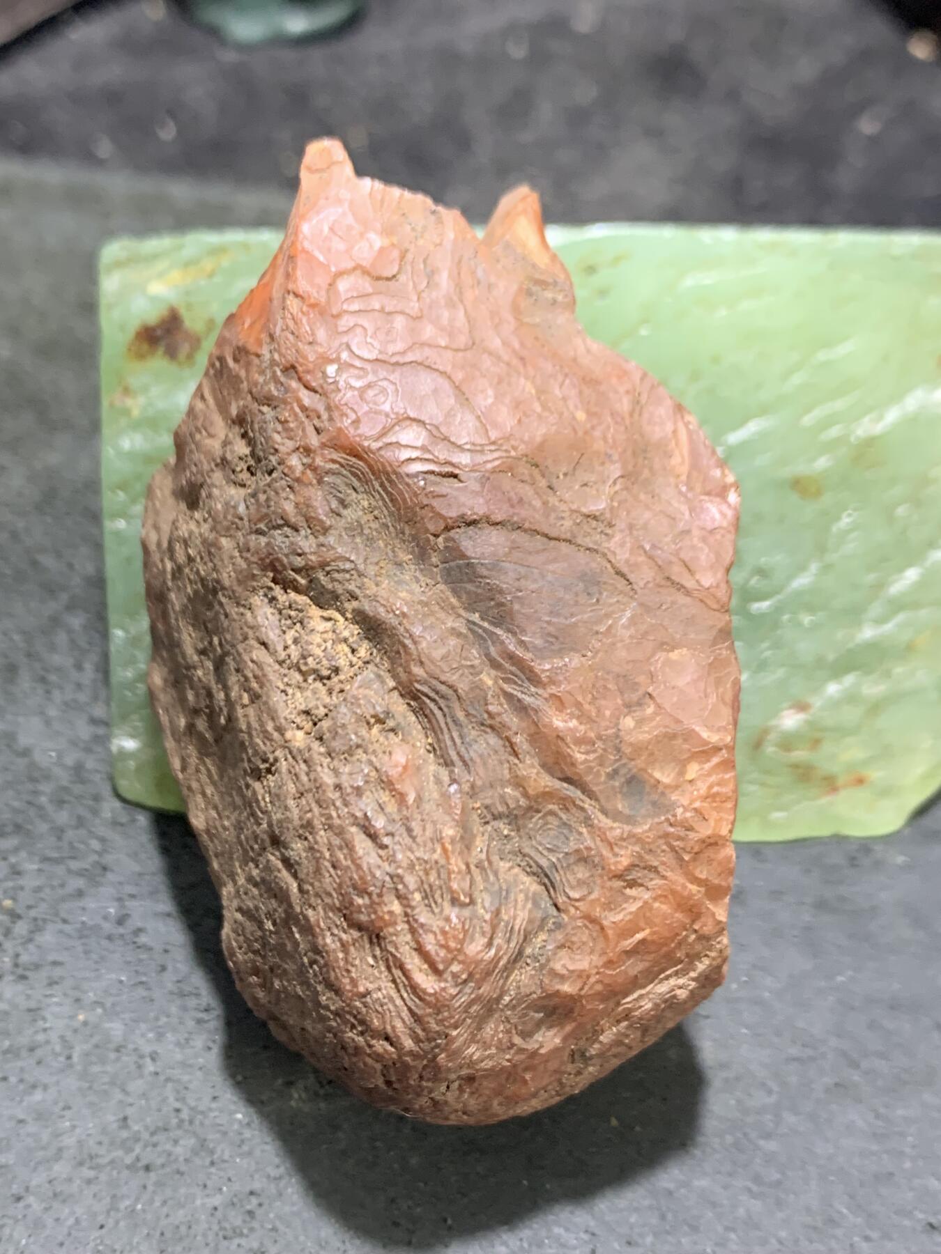 精美风化纹冻料南红玛瑙原石一颗，