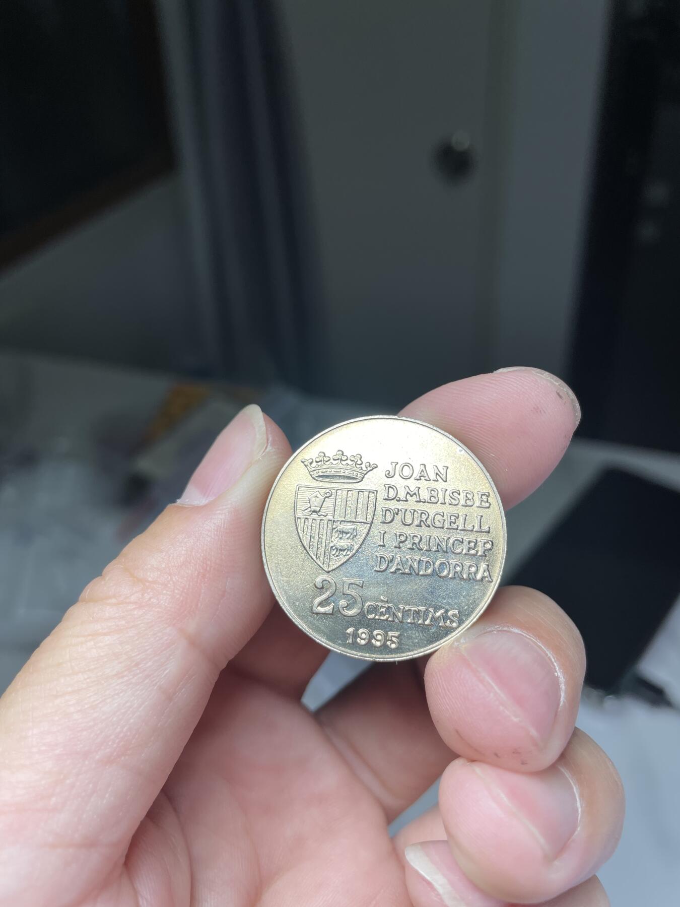 2024年集古藏今外币拍卖第七期-第9场—（总第69拍） 1995年安道尔25分