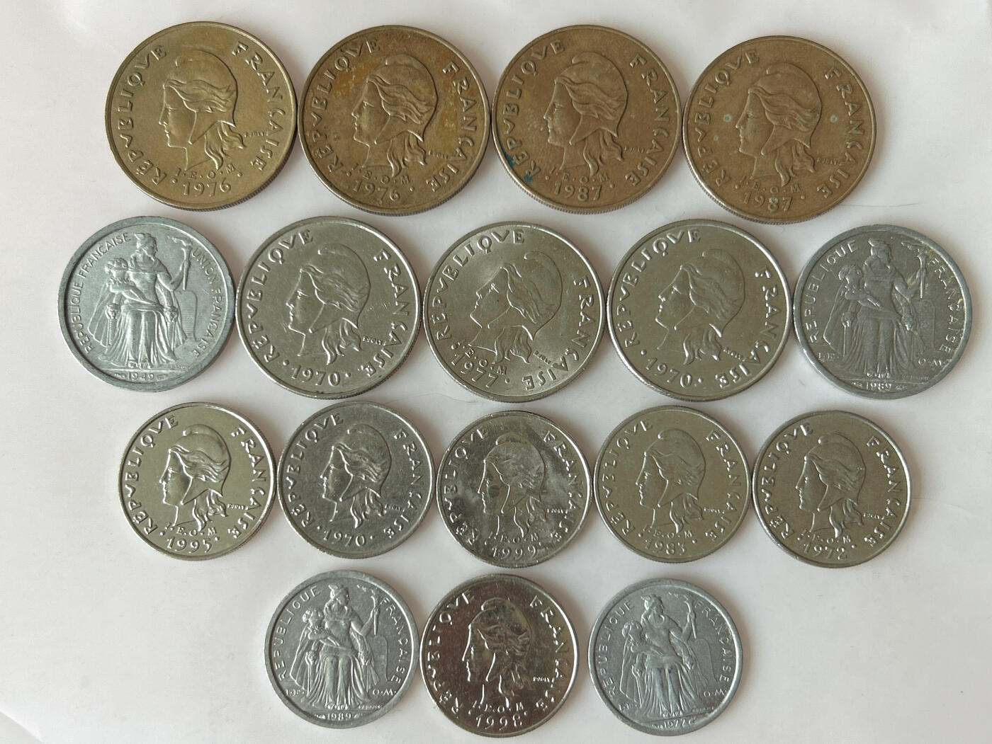 第一海外回流一元起拍收藏 散币专场 第91期 法属新喀里多尼亚