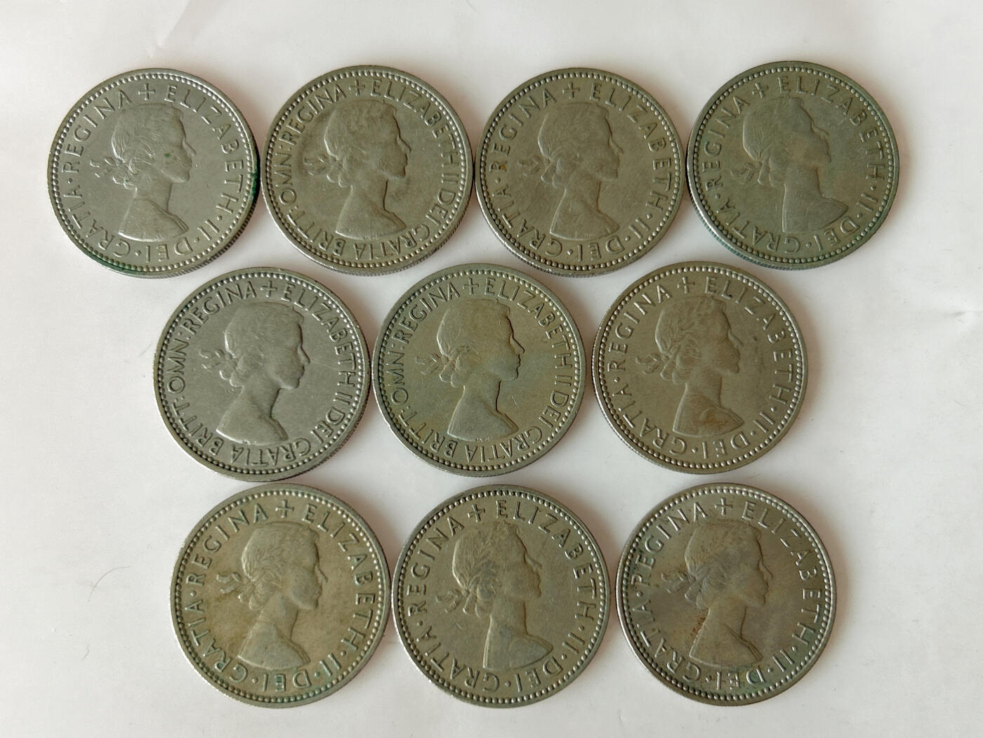 第一海外回流一元起拍收藏 散币专场 第91期 英国1先令 10枚