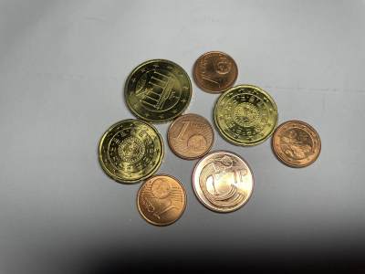 2024年集古藏今外币拍卖第七期-第9场—（总第69拍） - 各面值欧分8枚