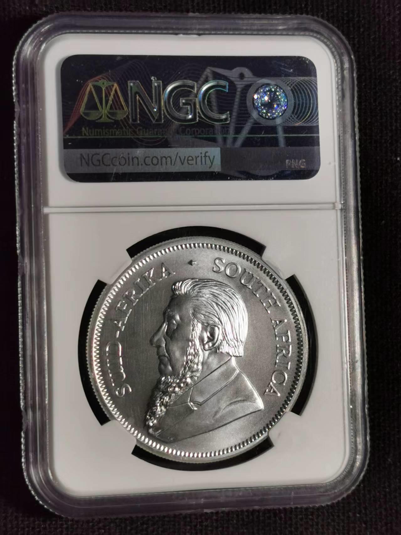 刘世昌艺术品销售中心～虎踞龙蟠*金杨在线联拍群第510期 南非2020年“克鲁格-羚羊”1盎司银币（NGC MS69 串号：5812972-002）1枚。