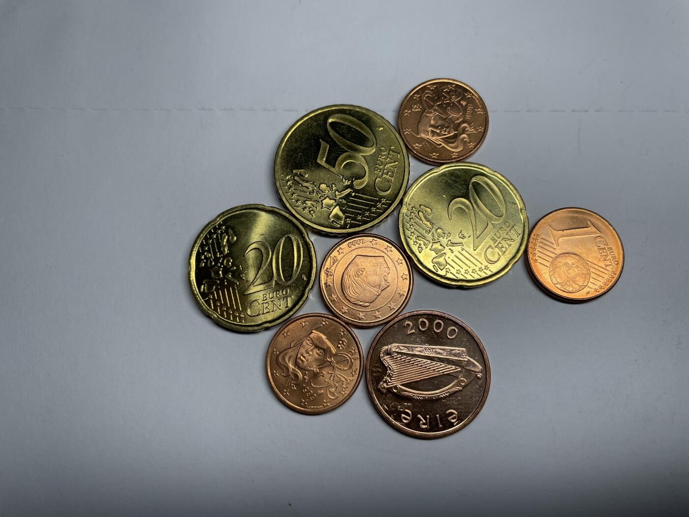 2024年集古藏今外币拍卖第七期-第9场—（总第69拍） 各面值欧分8枚