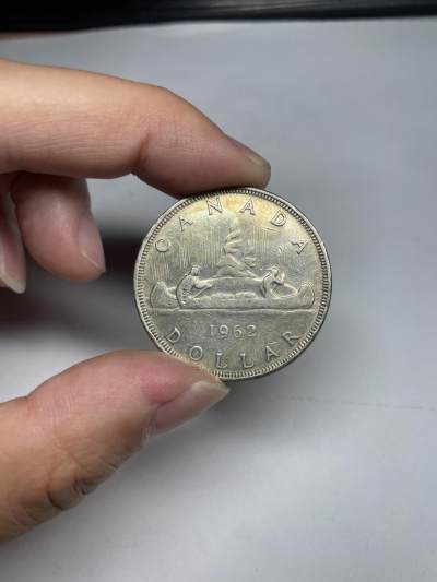2024年集古藏今外币拍卖第七期-第9场—（总第69拍） - 1962年加拿大一元大银币