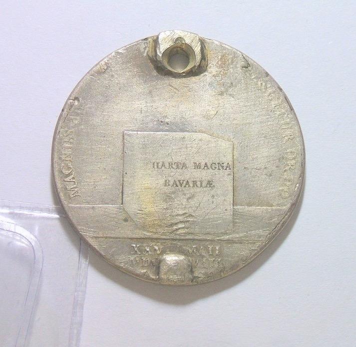 巴伐利亚1818年 马克西米利安四世宪法1泰勒银币 极美品