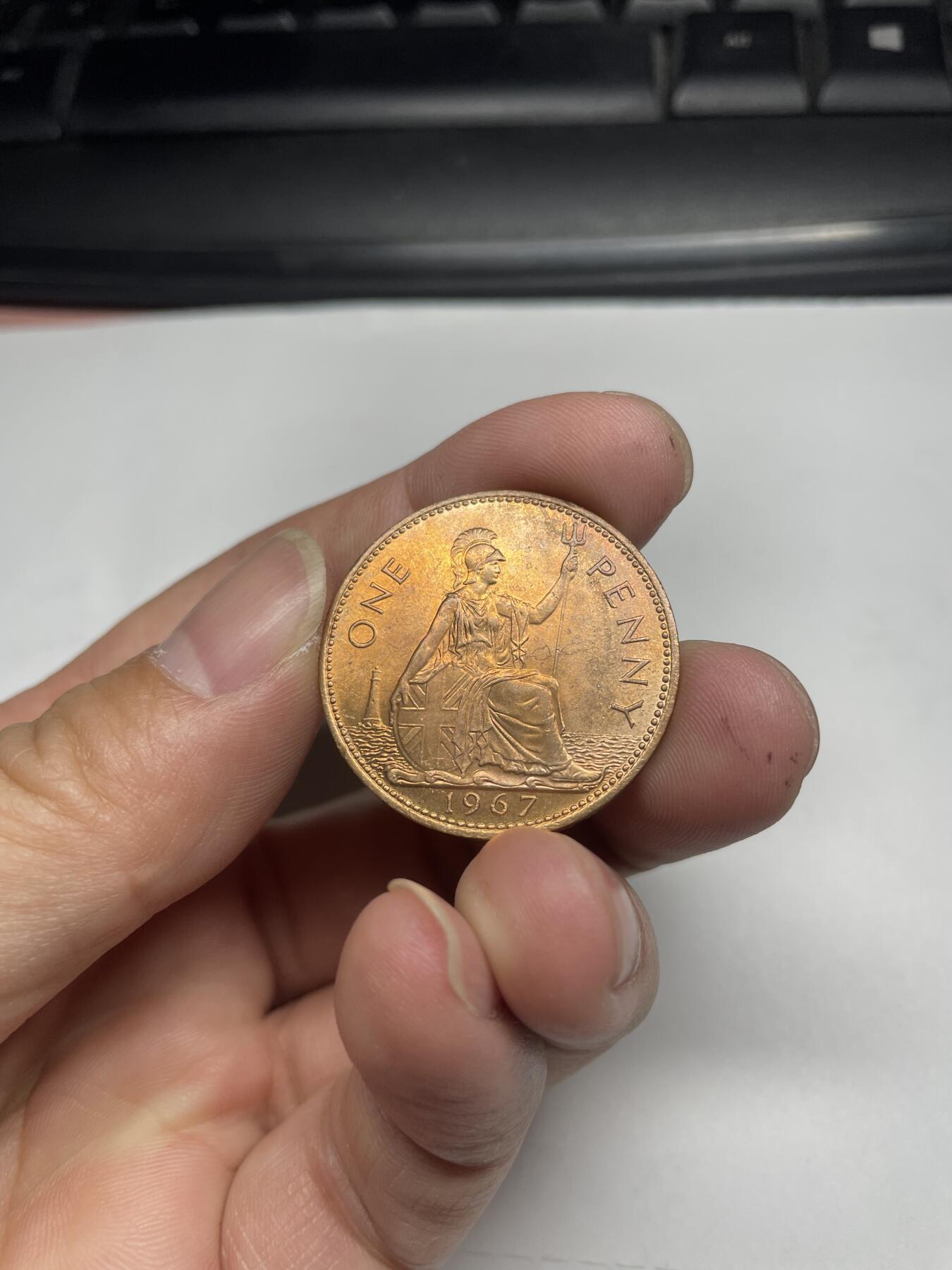 2024年集古藏今外币拍卖第七期-第9场—（总第69拍） 1967年英国一便士