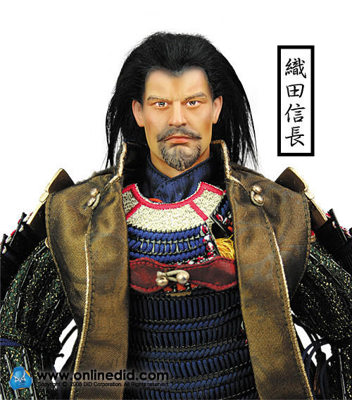零元拍：2008年古董 DID 1/6 日本战国系列 织田信长 大盒珍藏版日版，全新未拆。