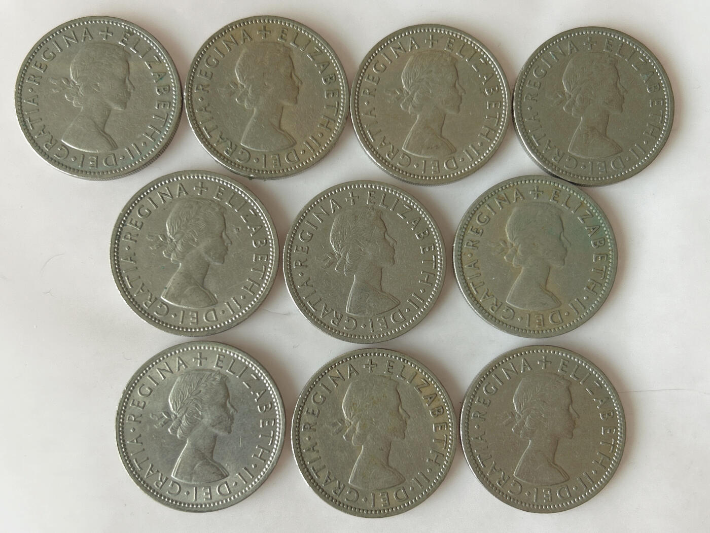 第一海外回流一元起拍收藏 散币专场 第91期 英国2先令 10枚