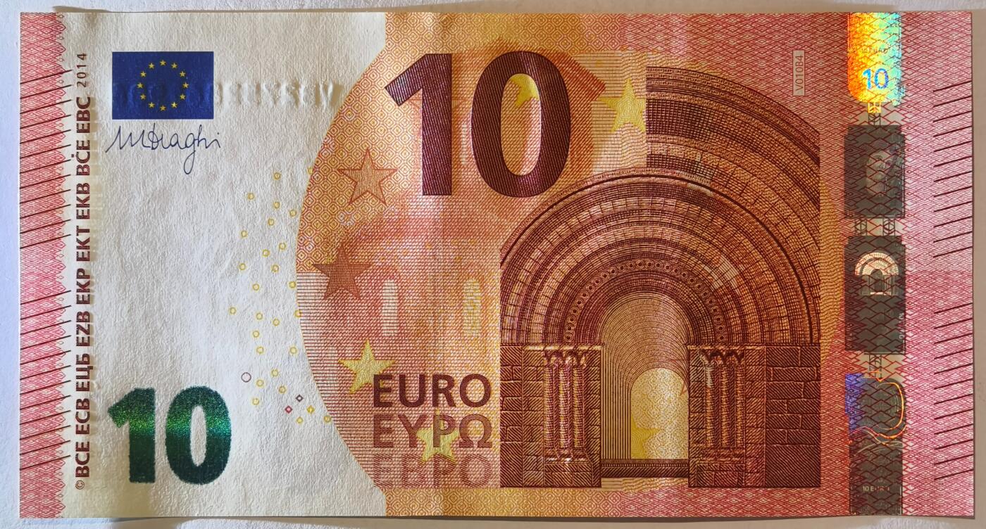 紫瑗钱币——第355期拍卖——纸币场 欧元 西班牙 2014年 圣天使桥 10欧元 UNC