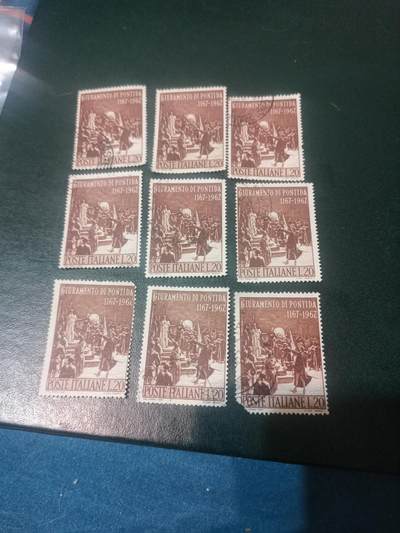 11意大利1967 反抗罗马帝国皇帝腓特烈一世的蓬蒂达宣誓800年 1全 - 11意大利1967 反抗罗马帝国皇帝腓特烈一世的蓬蒂达宣誓800年 1全