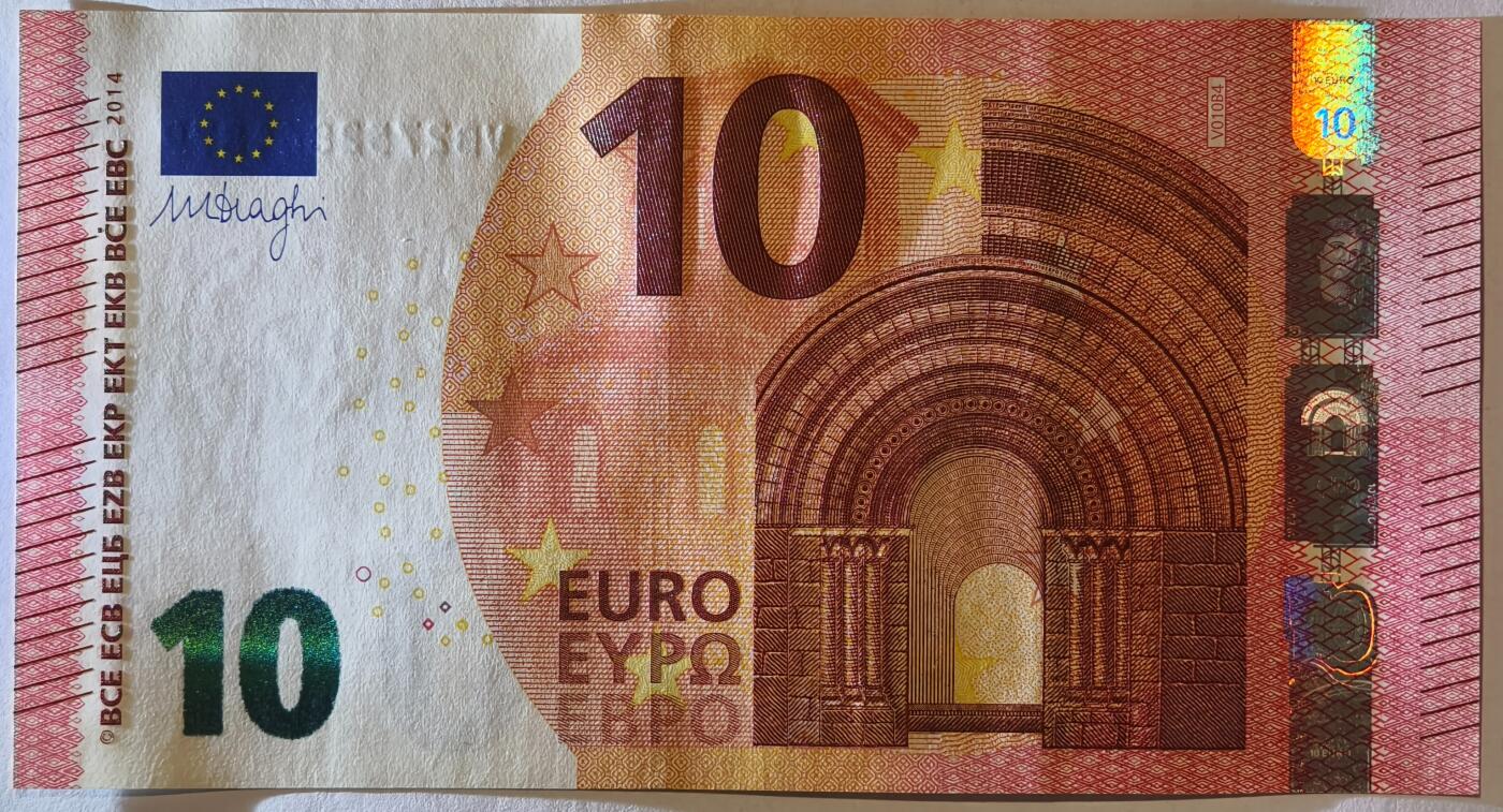 紫瑗钱币——第355期拍卖——纸币场 欧元 西班牙 2014年 圣天使桥 10欧元 UNC