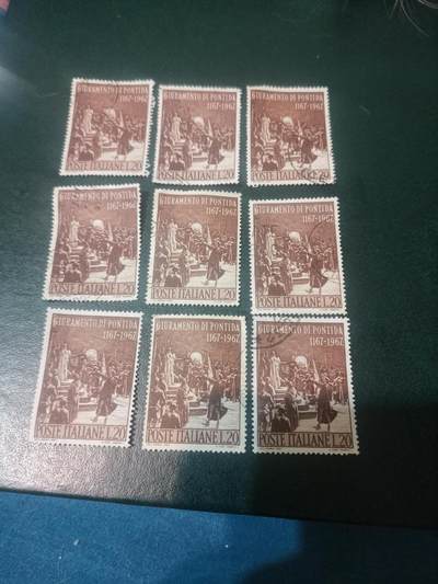 08意大利1967 反抗罗马帝国皇帝腓特烈一世的蓬蒂达宣誓800年 1全 - 08意大利1967 反抗罗马帝国皇帝腓特烈一世的蓬蒂达宣誓800年 1全